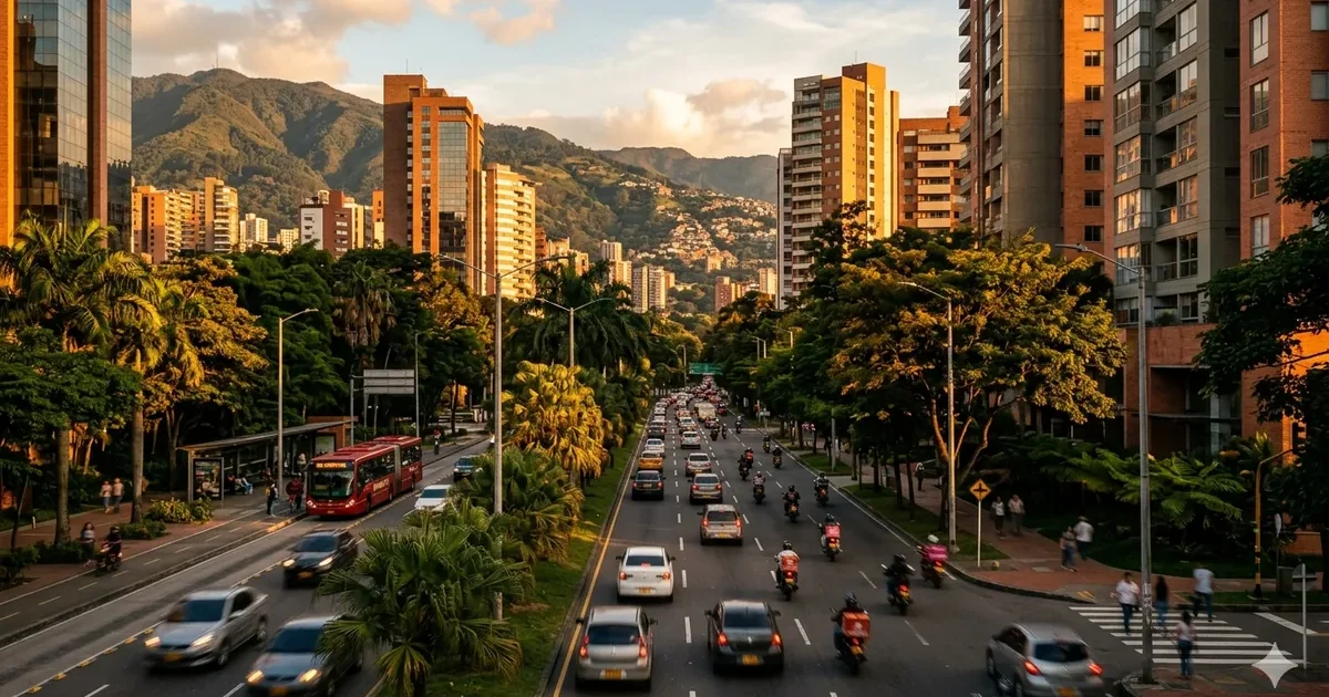 Matchday atmosphere in Medellín